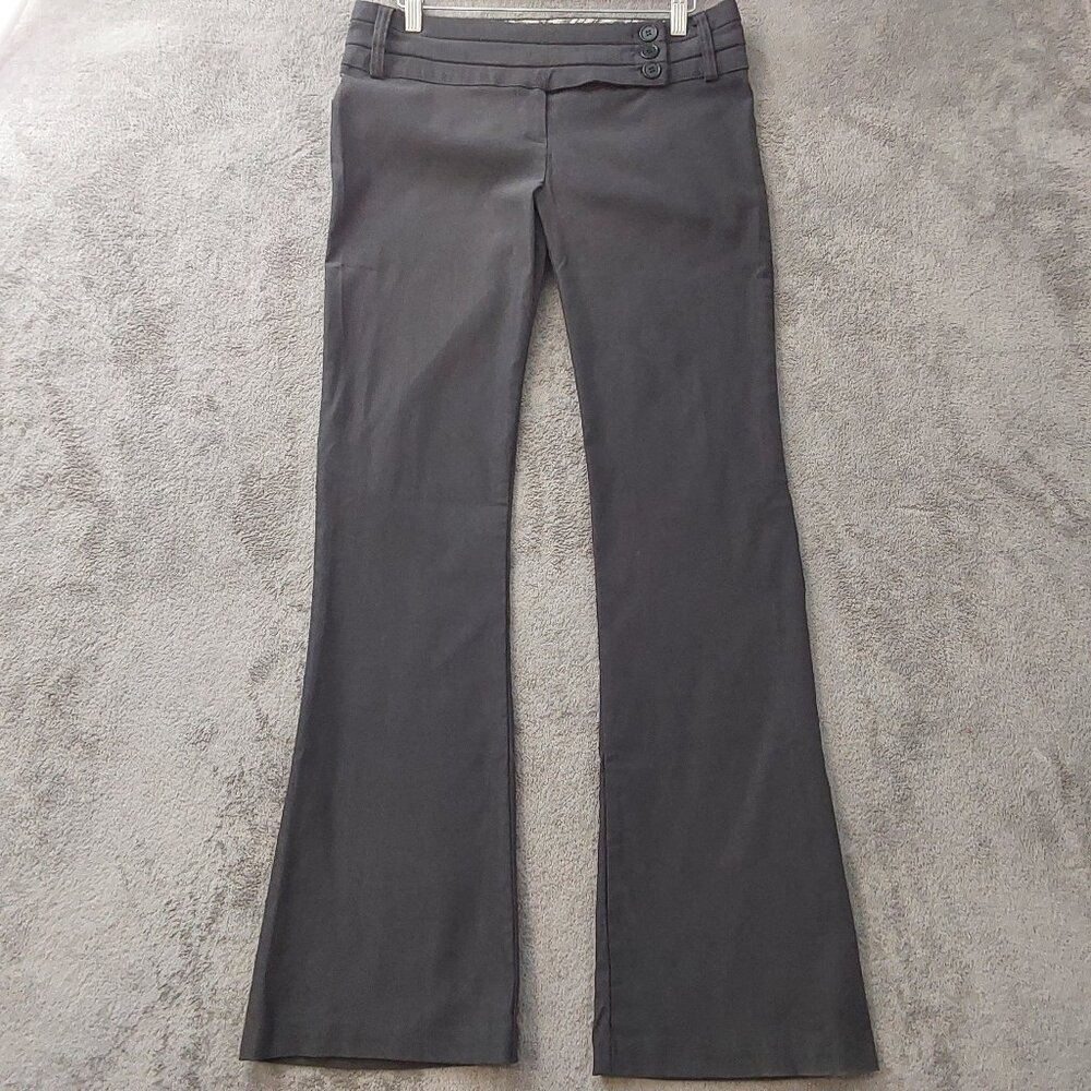 Women's Gray Flared Pants